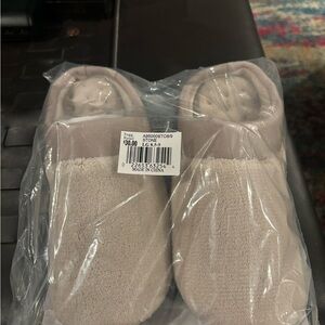 isotoner Stone Plush Memory Foam Slip-Ons